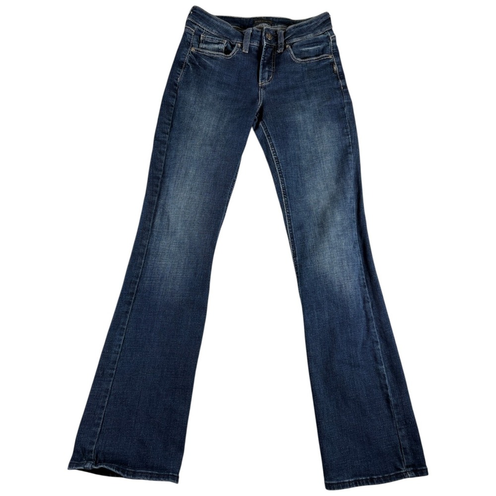 Silver Co. Suki Slim Bootcut Jeans Womens 26x33 Blue Denim Mid Rise Curvy Fit
